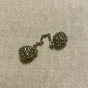 Pandora Silver and Gold Safety Chain Charms